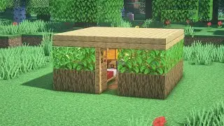 How to Build a Simple Starter House in Minecraft? - Minecraft House Tutorial