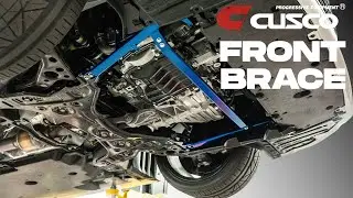 Stiffer Chassis - Cusco Front Under Brace on GRC - 1H1-492-F - GR Corolla