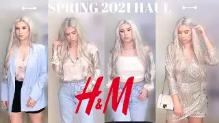 H&M SPRING 2021 HAUL + TRY ON