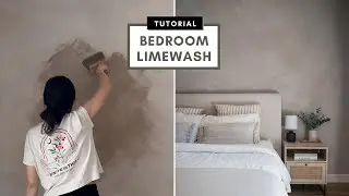 Bedroom LIME-WASH  | DIY Tutorial | Step by Step
