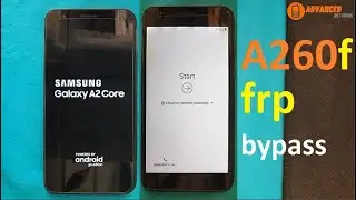 samsung a2 core |  A260 , android 8.1.0 frp bypass | without pc