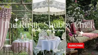 Shabby Chic Garden Ideas |Outdoor Decor Ideas