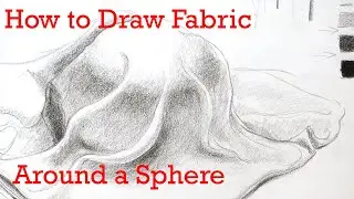 How to Draw Fabric Around a Sphere