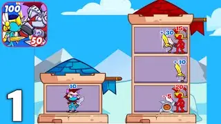 Stick Hero : Mighty Tower Wars - Gameplay Walkthrough Part 1 All Levels 1-25 (Android & iOS)