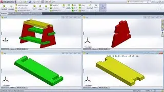 SolidWorks Assembly Exercises for Beginners - 1 | Solidworks Assembly Examples