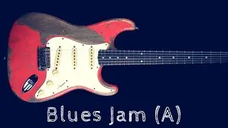 Blues Guitar Jam | Fast Shuffle Backing Track (A)
