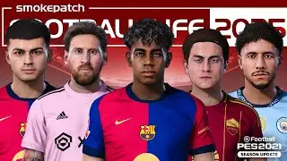 NEW MEGA FACEPACK PES 2021 SEASON 2025 + (How To Install)