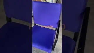 Student chair with writing pad