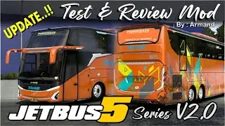 [ETS2] UPDATE !! Test & Review | JETBUS 5 SHD Tronton V2.0 by ARMAND | ETS2 1.45