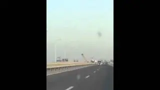 Посадили самолет на трассе в Каспийске