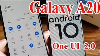 How to Update Galaxy A20 to android 10 Q One UI 2.0 & Quick Review