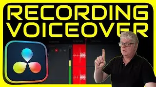 Record Audio using Fairlight in DaVinci Resolve