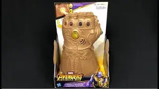Avengers Infinity War Thanos Infinity Gauntlet with Sound Effects