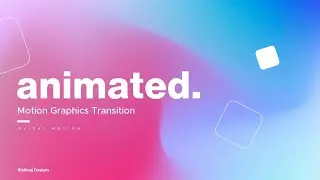 Ultra Smooth Motion Graphics Transition in Alight Motion | Rishiraj Designs