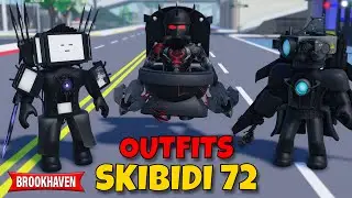 HOW TO TURN INTO Skibidi Toilet 72 in Roblox Brookhaven!