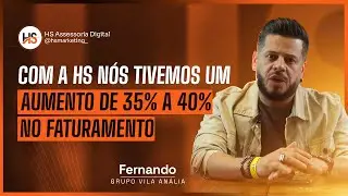 Feedback do nosso parceiro Fernando do Grupo Vila Anália