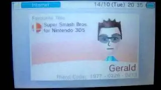 3DS Friend Code Exchange for Super Smash Bros. 3DS