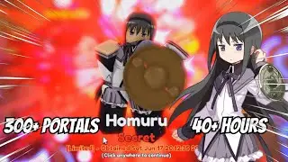 I FINALLY GOT THE HOMURU✨ *40 HOURS 300 PORTALS* ANIME ADVENTURE