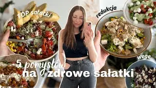 5 zdrowych sałatek WEGE 🌱 redukcja, lunchbox, jak jeść więcej warzyw, zdrowa dieta, na wynos