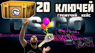 ВЫБИЛ КРАСНОЕ! AWP НАШЕ! ОТКРЫВАЕМ 20 КЕЙСОВ! CSGO КЕЙСЫ!