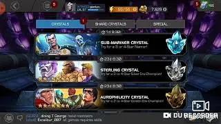 Popping 16 Arena Crystals after Black Widow (Claire Voyant) Arenas