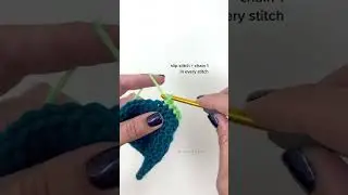 Let's Crocheting a Simple Zig Zag Border 