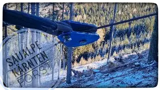 🪵 Holz Rücken 🌲 vom Seilbahn-Gelände ins Harvester-Gelände 🌲