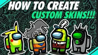 How to Draw Own Among Us Custom Skin | 300 IQ | Photoshop & Krita | Easy Beginner Friendly Tutorial