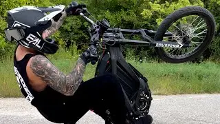 ELECTRIC BIKE WHEELIE!