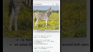 How to flip an image using OpenCV 