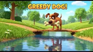 The Greedy Dog and the Bone 🐶 | Classic Moral Story for Kids