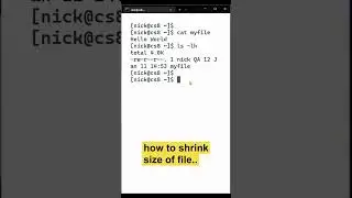 Extend or Shrink Size of File in Linux | Linux truncate Command Linux Basics in 1 min