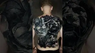 НА ВСЮ СПИНУ😱🔥 Перекрыли без лазера ☺️🔥 #татуировка #тату #москва #tattoos #tattoo
