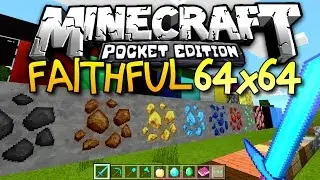 0.15+ Minecraft PE - Faithful 64x64 Texture Pack Review