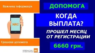 NRC - Когда Выплата? Прошел месяц с регистрации...