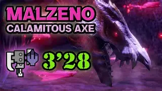 [MHR:S|PC] Malzeno 3'28 Switch Axe 🐉 [メル･ゼナ | スラアク] Solo TA - 5★ Crimson Moonlight | 月光染めし紅