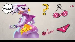 Monty G +❓ Glamrock Chica +❓ = ❓❓❓(Fnaf animation, 