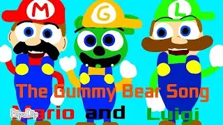 Gummy Bear Song Short Version Super Mario Bros VS Super Luigi Bros