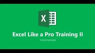 Microsoft Excel Training | Intermediate Level