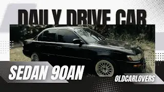 Macet-macetan di jam padat jakarta pake mobil sedan tua| Toyota Great Corolla 94