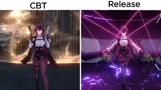 Kafka In CBT vs Release Side By Side - Honkai Star Rail