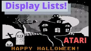 Display List Programming Introduction on the Atari Computer