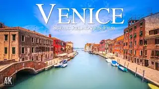Venice 4k Relaxation Drone Video -  Venice Italy