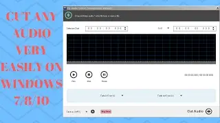 How to Cut Any AUDIO CLIP Very Easily & Quickly (AUDIO CUTTER)