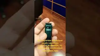 Microspia con registratore audio attivazione vocale con calamita tempi di registrazione 2 giorni