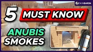 5 MUST KNOW Smokes for Anubis in CS2