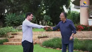 Galvão Bueno e Raphael Brito, da Solarprime, falando sobre Energia Solar.