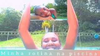 Minha rotina na piscina sozinha