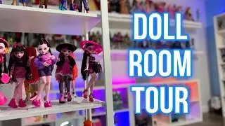 I TURNED MY GARAGE INTO A DOLL ROOM! Studio tour!