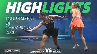 🇪🇬 El Hammamy v Weaver 🇺🇸 | Tournament of Champions 2026 | FINAL HIGHLIGHTS